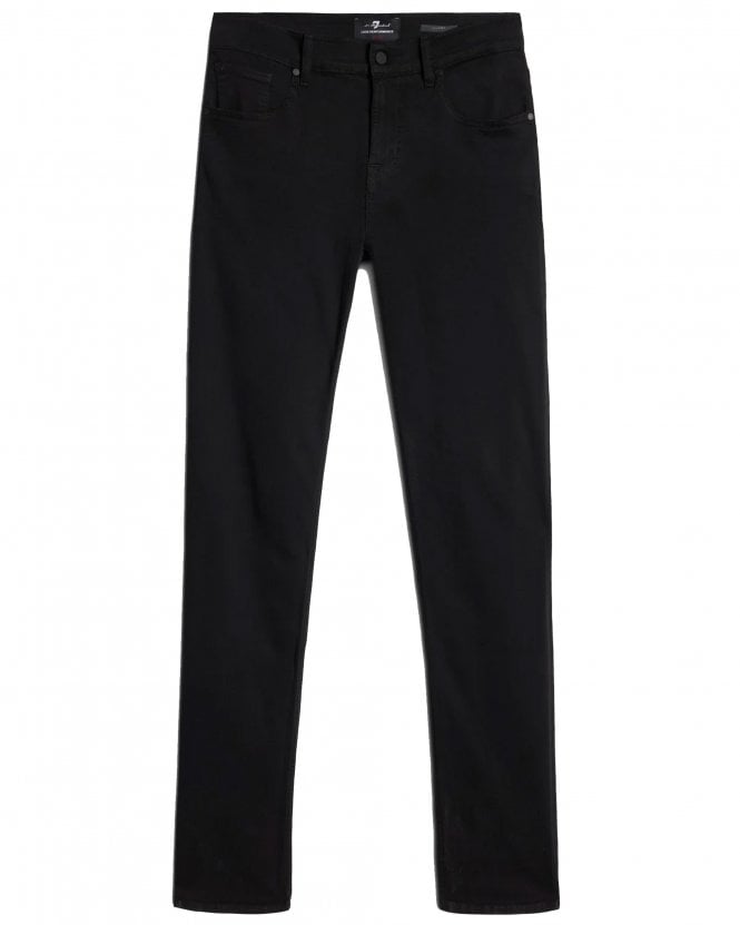 7 For All Mankind Mens Luxe Performance Plus Slimmy Jeans - Black 