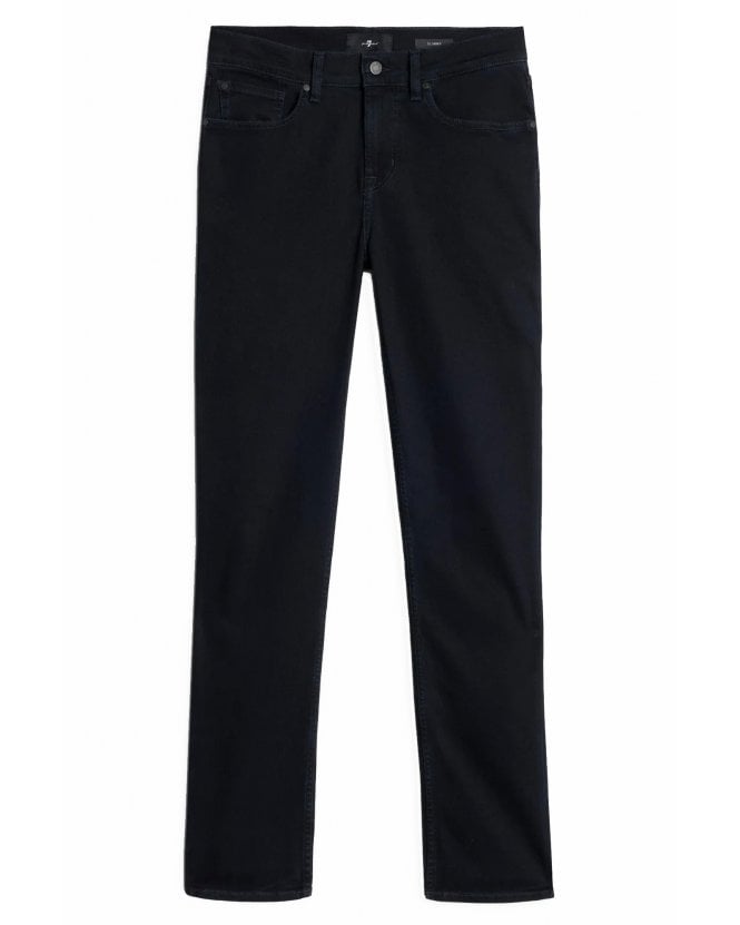 7 For All Mankind Mens Luxe Performance Plus Slimmy Jeans - Dark Blue