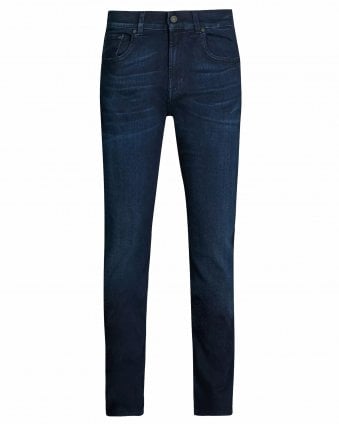 Mens Luxe Performance Plus Slimmy Jeans - Deep Blue