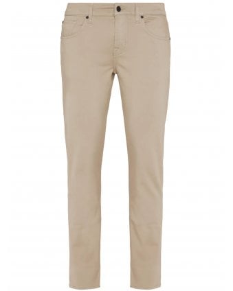 Mens Slimmy tapered Luxe Performance Chino Jean Beige