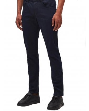 Mens Slimmy Tapered Luxe Performance Chino Jean Navy