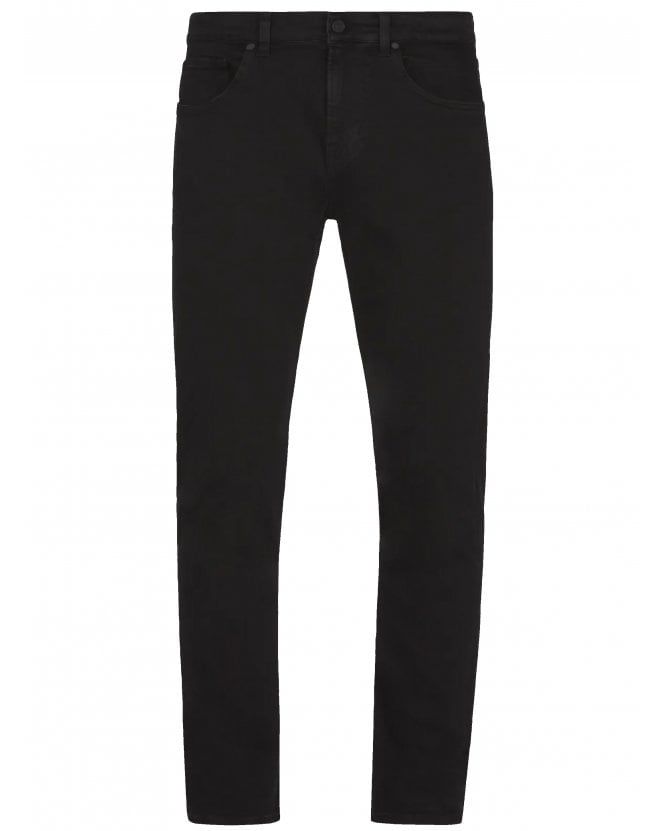 7 For All Mankind Mens Slimmy Tapered Luxe Performance Jeans Black