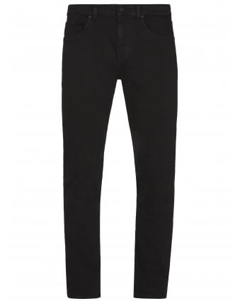 Mens Slimmy Tapered Luxe Performance Jeans Black