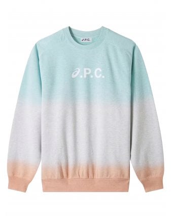 Mens Asics Lake Dip Dye Sweatshirt Multicoloured
