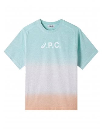 Mens Asics Wind Dip Dye T-Shirt Multicoloured