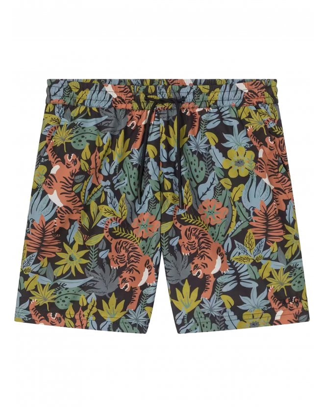 A.P.C. Mens Bobby Floral Swimshorts Multicoloured 