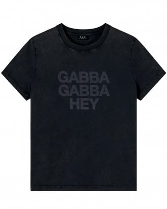 Mens Gabba Gabba Hey T-Shirt - Black