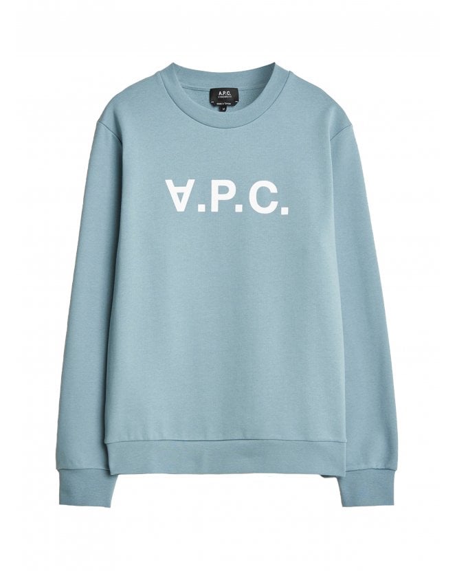 A.P.C. Mens Grand VPC Sweatshirt Blue
