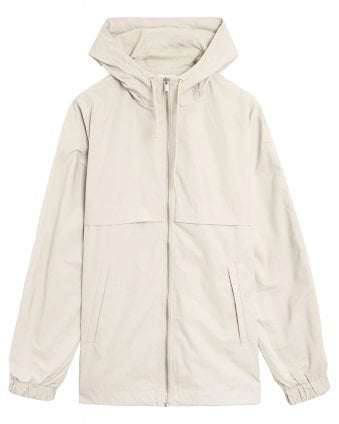 Mens Iggy Graphic Windbreaker Jacket - Chalk (Beige) 
