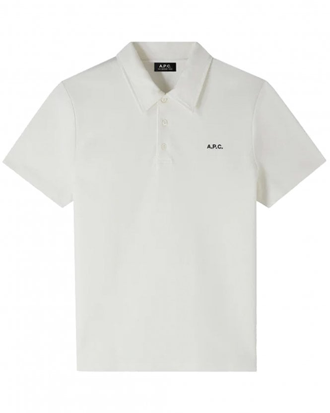 A.P.C. Mens Standard Polo Shirt - White 