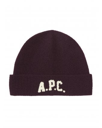 Unisex Bonnet Logo Beanie Burgundy