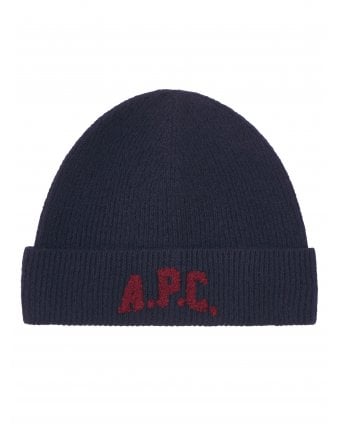 Unisex Bonnet Logo Beanie Dark Navy