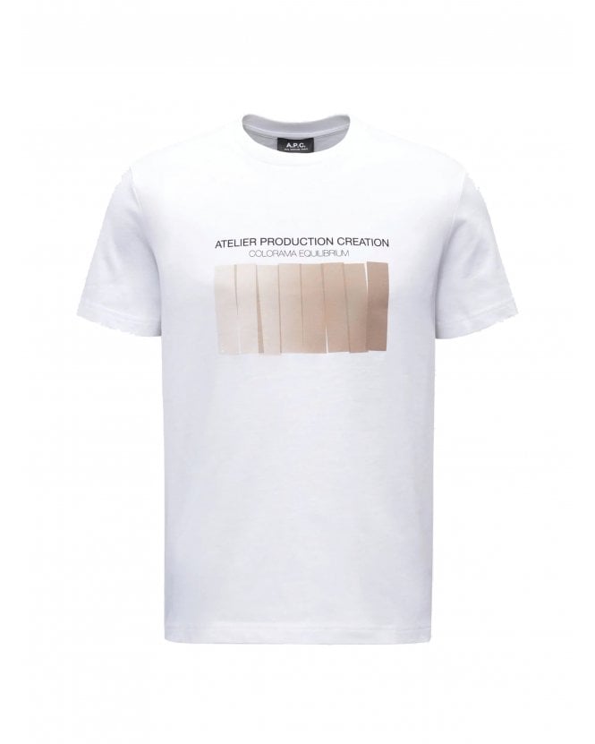 A.P.C. Unisex Franck Atelier Graphic T-Shirt White