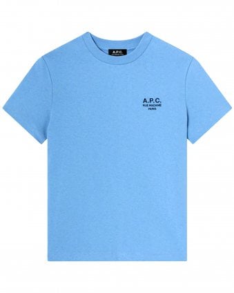 Unisex Regular Fit Rue Madame Logo T-Shirt - Light Blue