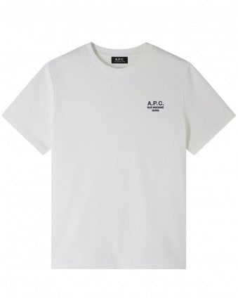 Unisex Regular Fit Rue Madame Logo T-Shirt - White