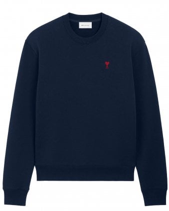 Unisex de Coeur Crew Neck Sweatshirt - Night Blue