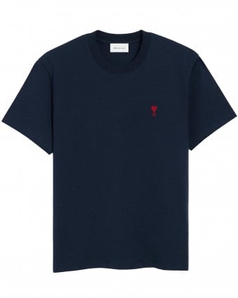 Unisex De Coeur Regular Fit T-Shirt - Night Blue 