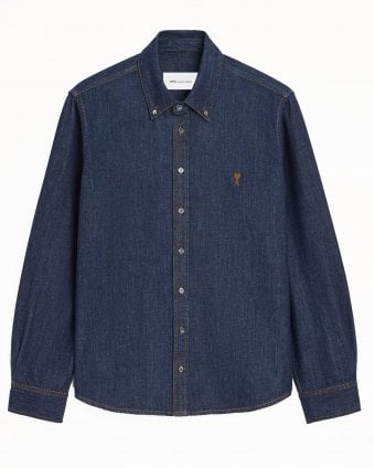 Unisex Denim Shirt - Indigo Blue