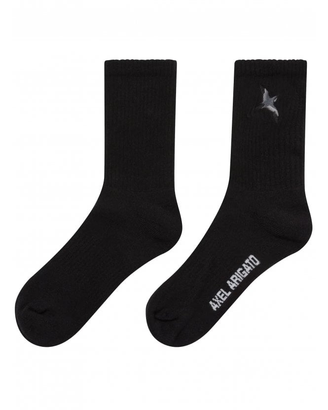 Axel Arigato Mens Bee Bird Socks Black