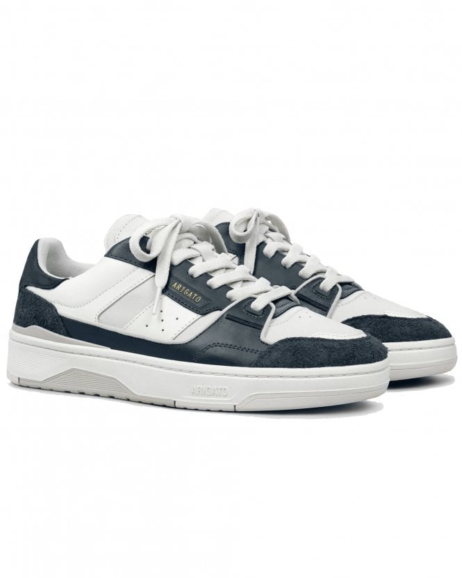 Axel Arigato Mens Clay Leather Trainers - Beige/Black