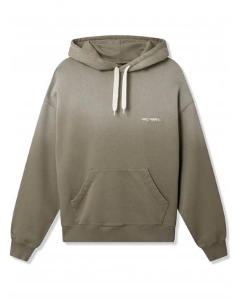 Mens Ethnos Text Hoodie Cedar Brown