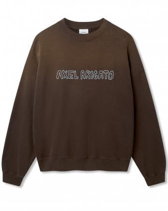 Mens Rue Sweatshirt - Dark Brown