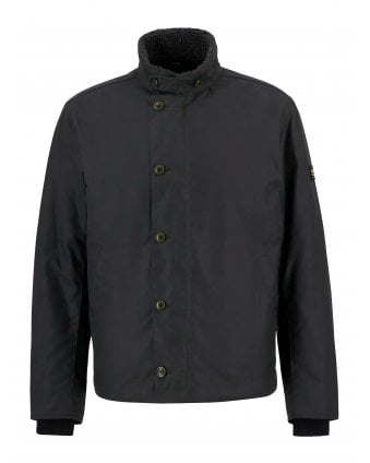 Mens Mayburn Wax Jacket Dark Green (Black)