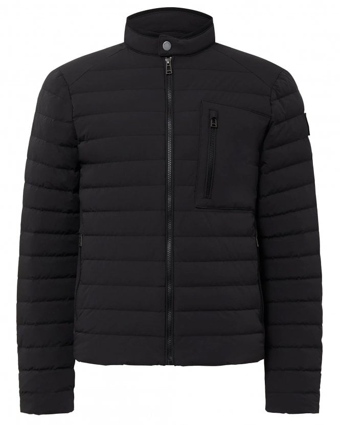 Belstaff Mens Chassis Regular Fit Technical Shell Jacket - Black