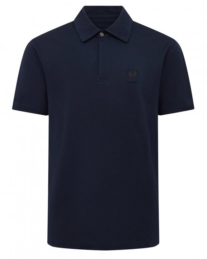 Belstaff Mens Curator Regular Fit Polo Shirt - Navy Blue (Dark Ink)