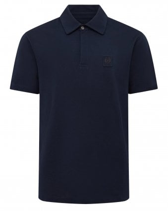 Mens Curator Regular Fit Polo Shirt - Navy Blue (Dark Ink)