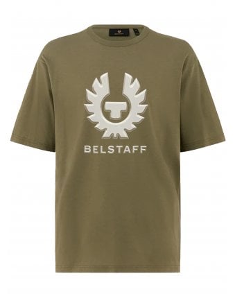 Mens Liquify Logo T-Shirt Surplus Green