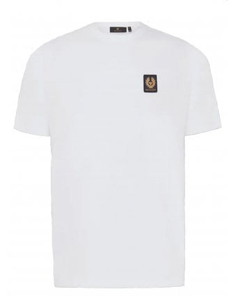 Mens Patch Logo T-Shirt White