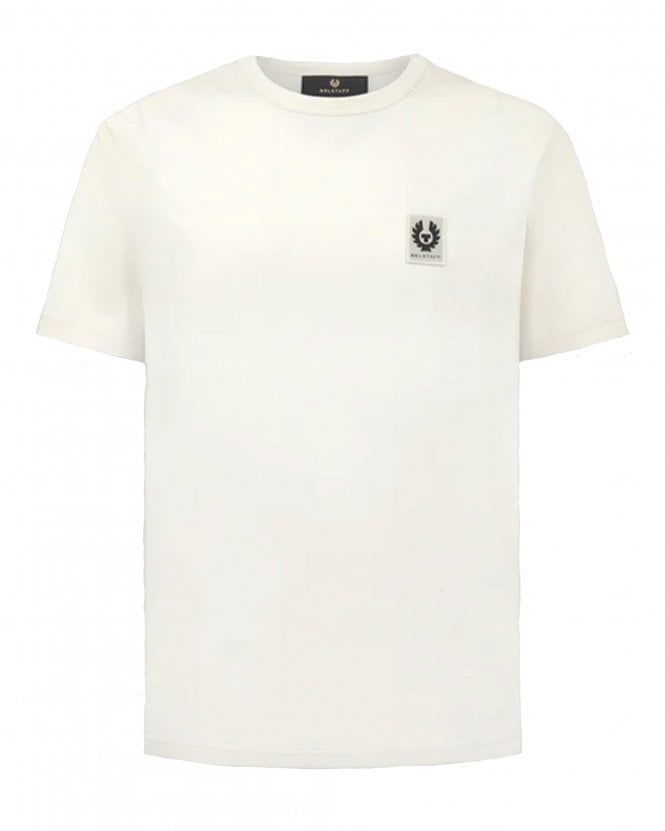 Belstaff Mens Phoenix Logo T-Shirt - Silver Birch (Cream White)