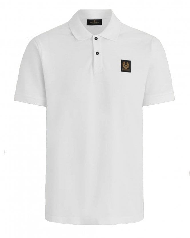 Belstaff Mens Phoenix Patch Polo Shirt - White