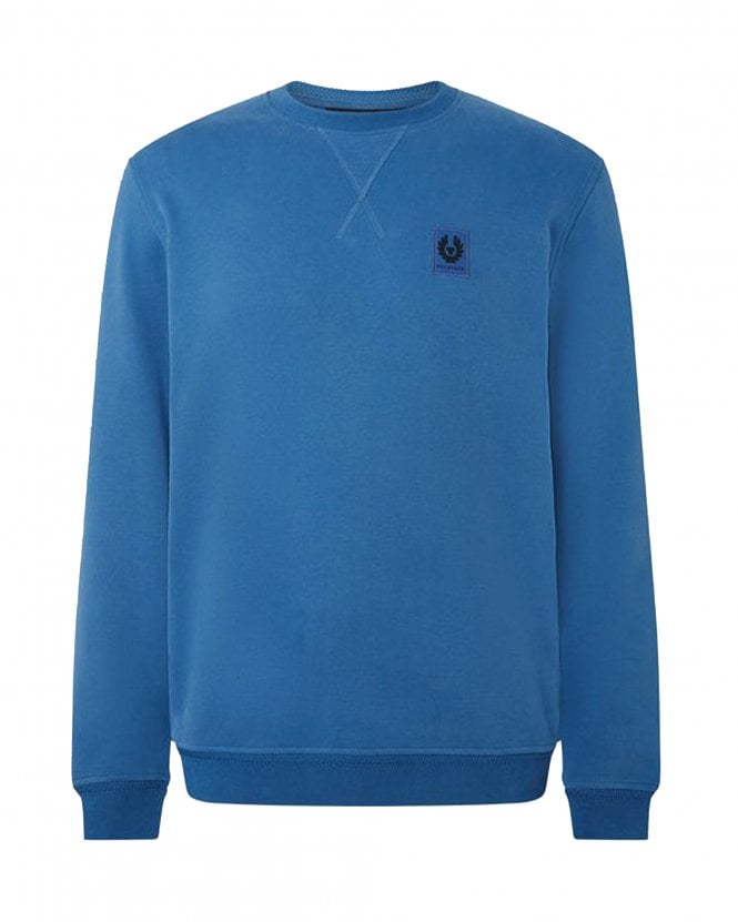 Belstaff Mens Phoenix Patch Sweatshirt - Marine Blue