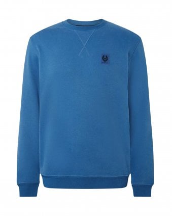 Mens Phoenix Patch Sweatshirt - Marine Blue