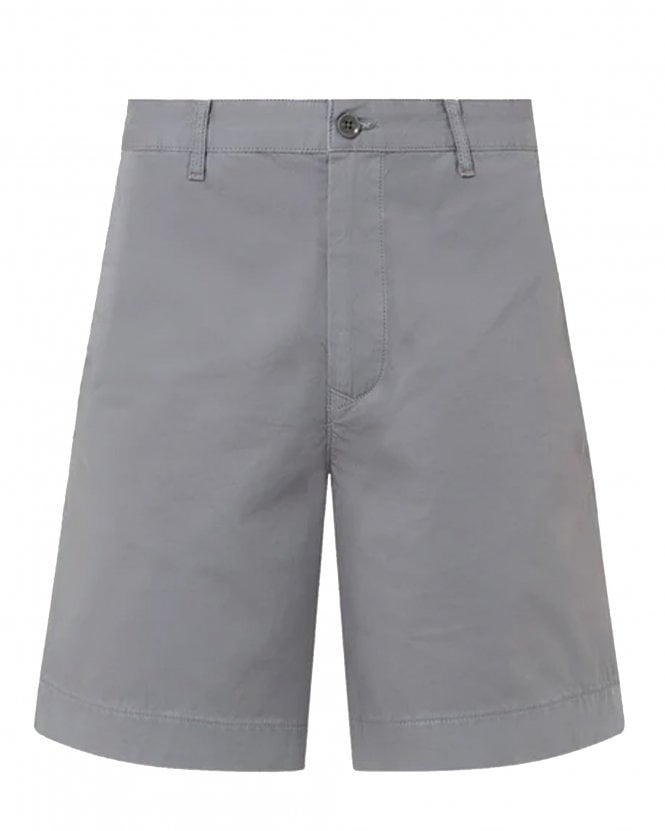 Belstaff Mens Rally Garment Dyed Chino Shorts - Faded Indigo (Blue-Grey)