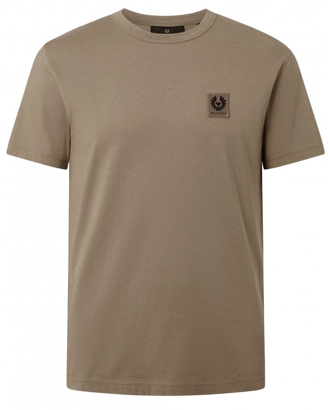 Belstaff Mens  Regular Fit Phoenix Logo T-Shirt - Brown (Dusty Taupe)