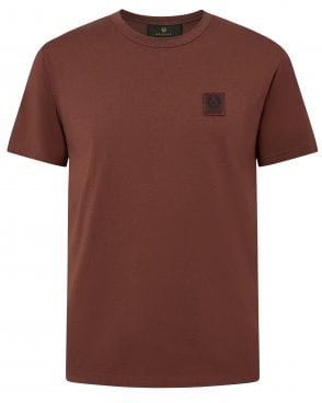 Mens Regular Fit Phoenix Logo T-Shirt - Burgundy Red (Oxblood)