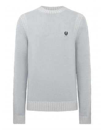 Mens Watch Crew Jumper Quarry Blue/Silver Birch