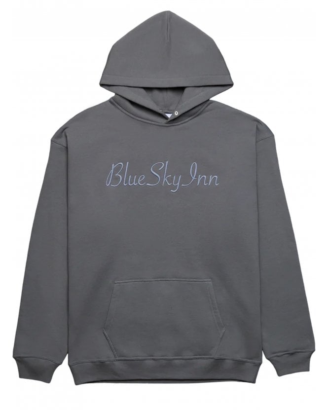 Blue Sky Inn Mens Logo Hoodie Grey