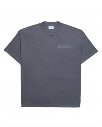 Mens Logo Tee T-Shirt Grey
