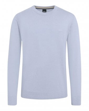 Mens Upacas-L Sweatshirt Jumper - Light Blue
