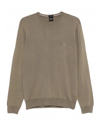 Botto-L Wool Crew Neck Jumper Light Brown