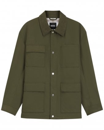 Mens C-Corpo Water-Repellent Field Jacket - Olive (Open Green)