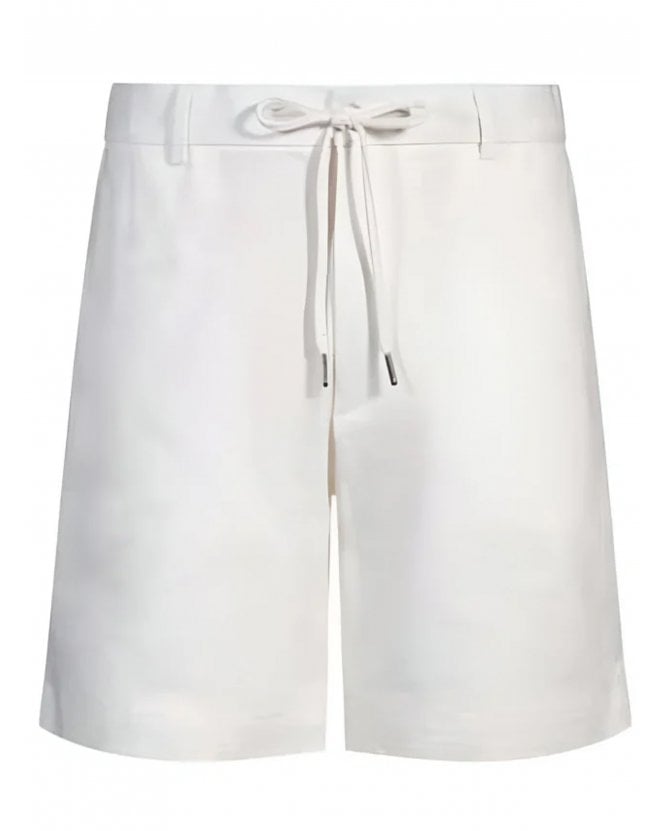 BOSS Mens C-Kane-RDS Linen Shorts White