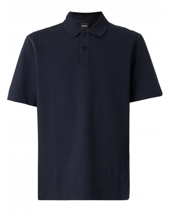 BOSS Mens C-Parris 105 Polo Shirt Dark Blue