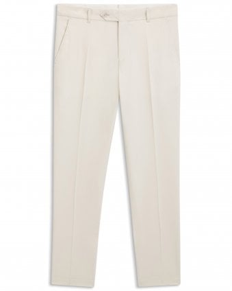 Mens C-Perin-W-WG-261F Tapered Fit Trousers - White