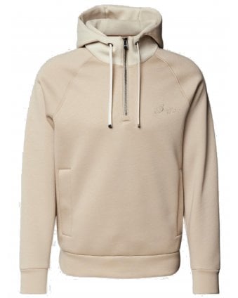 Mens C-Stevens 04 Zip Hoodie Light Beige