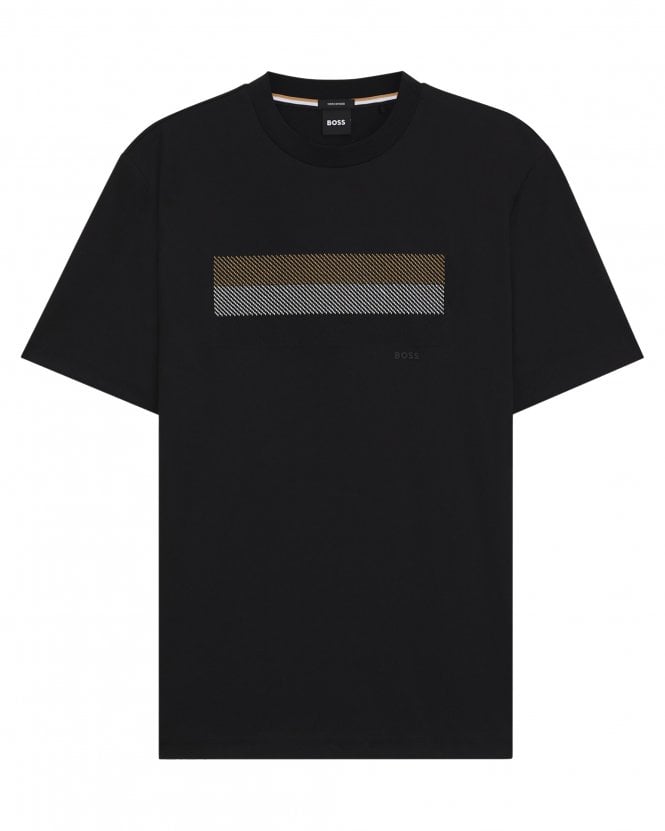 BOSS Mens C-Taut 10 Artwork T-Shirt - Black